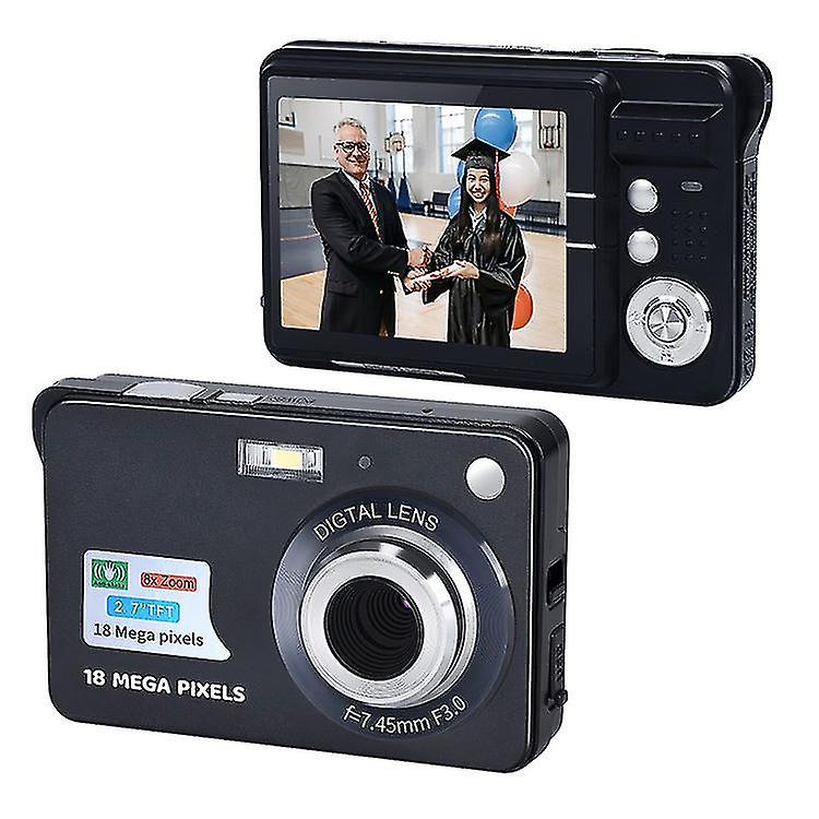 2.7 Inch Large Tft Screen Portable 720p 18mp Photo 8x Zoom Anti-shake Digital Camera Video Camera For Kids Teenagers