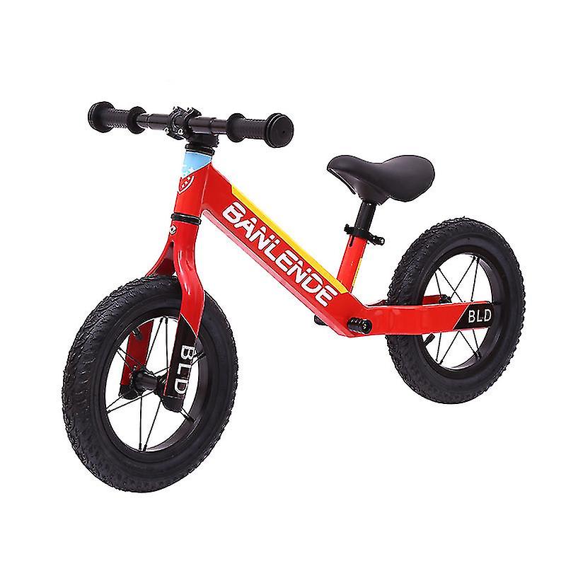 Children's Scooter Balance Bicycle Magnesium Aluminum Alloy Pedalless 12-inch Baby Two-wheeled Scooter Inflatable