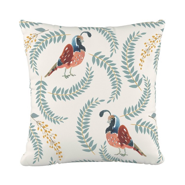 Quail Square Throw Pillow Skyline Furniture