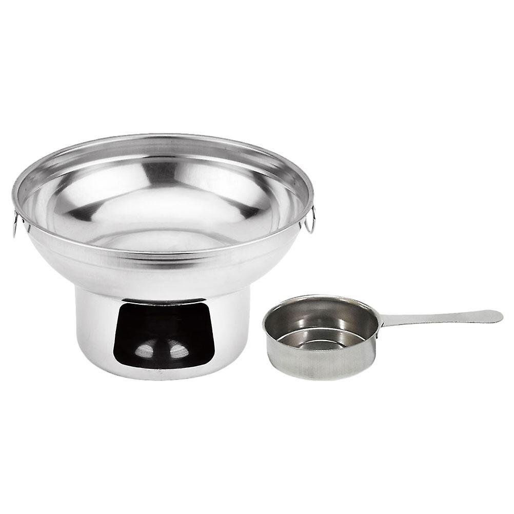 1 Set Of Dual Handle Hotpot Small Stainless Steel Hotpot Holder With Stove Practical Hotpot Pot