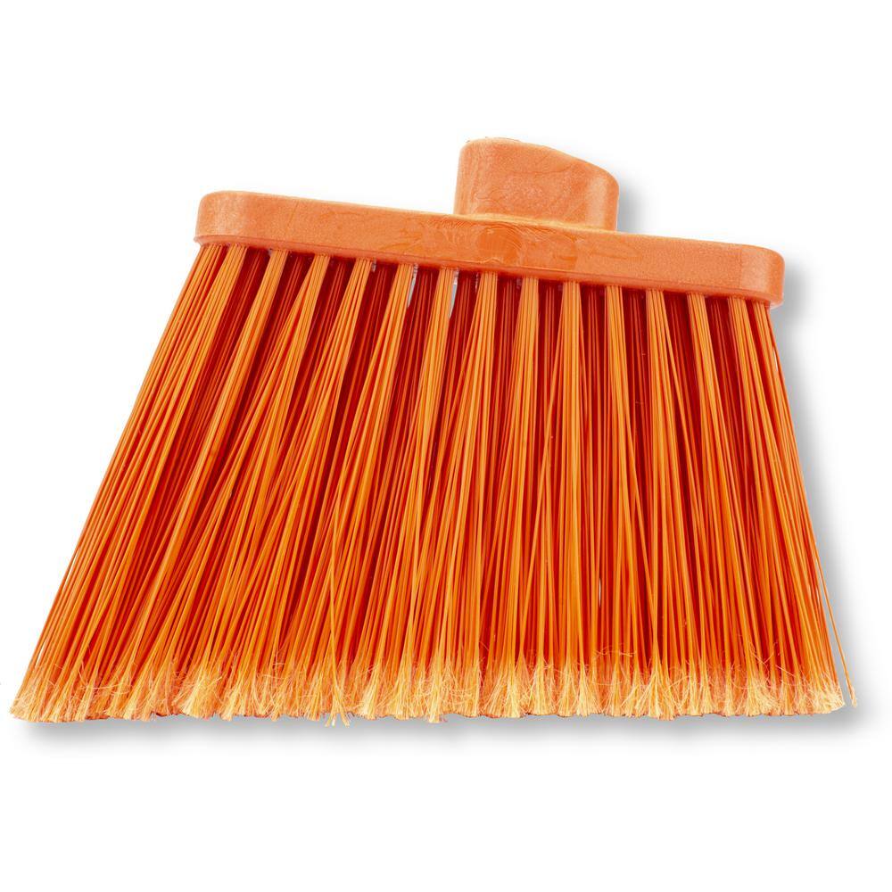 CFS Brands Sparta 12 in. Orange Polypropylene Flagged Upright Broom Head (12-Pack) 36867EC24