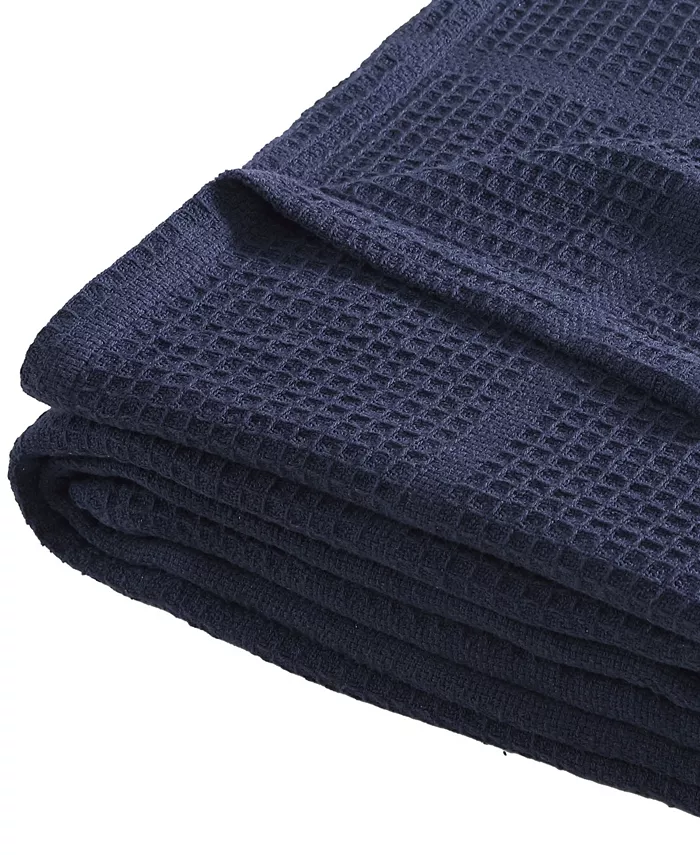 Kenneth Cole New York Essentials Waffle Grid Twin Blanket