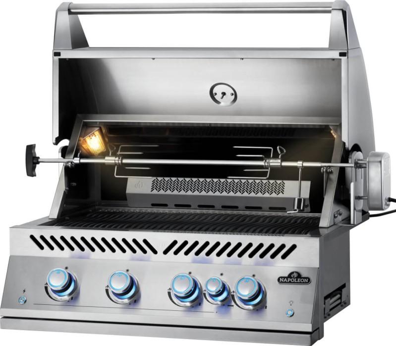 Napoleon Bbq BIG32RBNSS1 Built-In 700 Series 32 With Infrared Rear Burner , Natural Gas, Stainless Steel