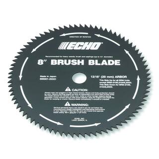 ECHO 8 in. 20 mm 80-Tooth Brush Blade 69500120331