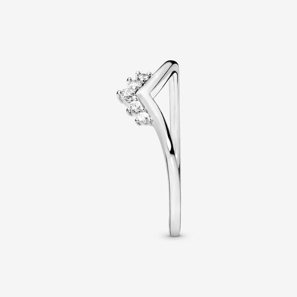 PANDORA  Tiara Wishbone Ring in Sterling Silver