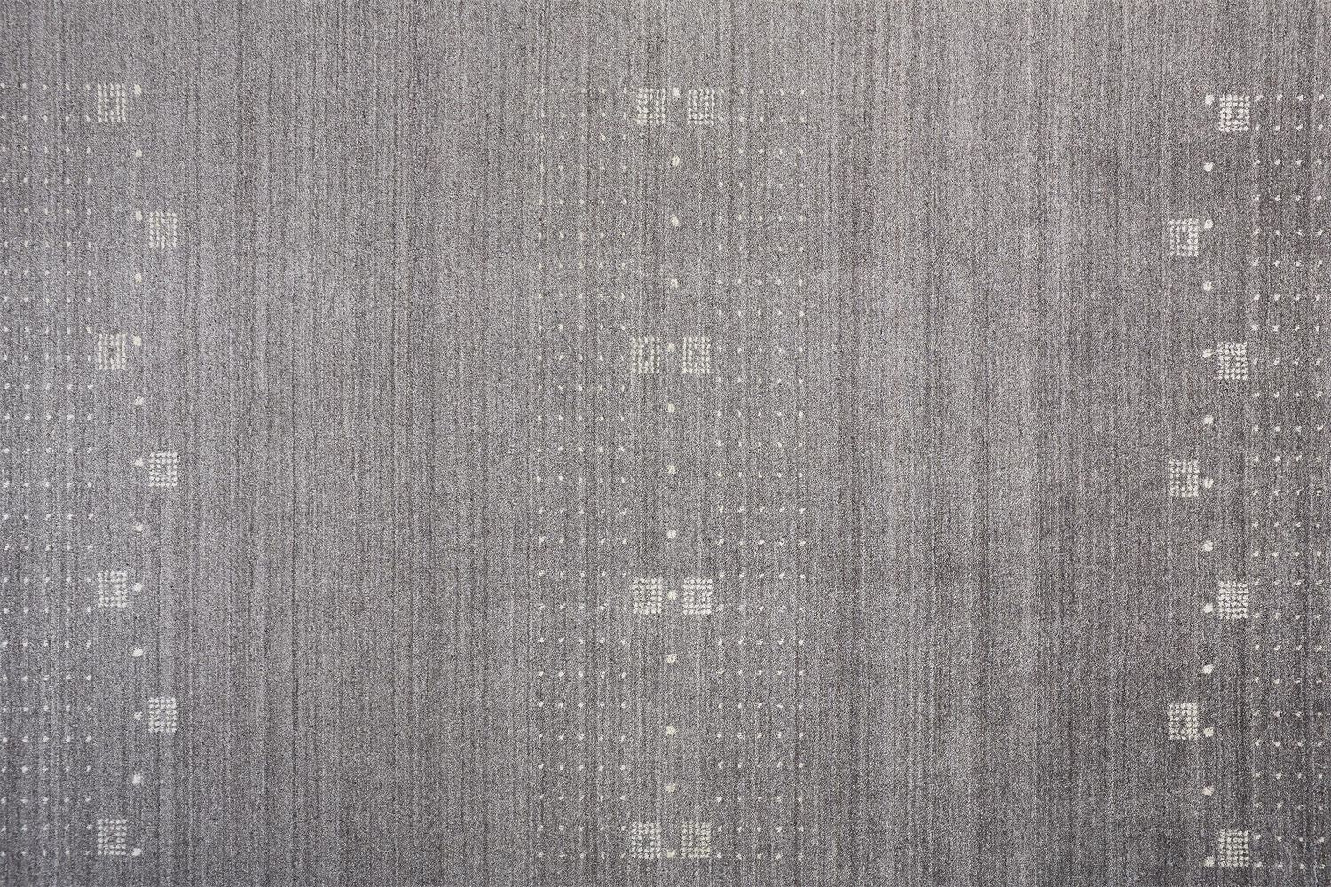 Yurie Hand Knotted Gray and Ivory Rug by BD Fine