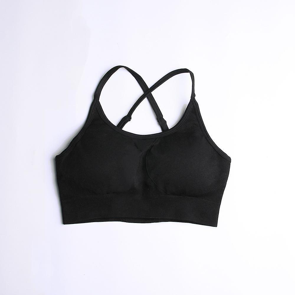 Europe and the United States popular fitness clothing autumn and winter yoga clothing set -Black bra