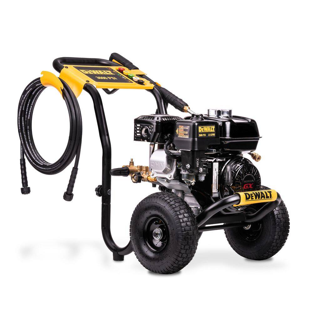 DW DW 3600 PSI 2.5 GPM Gas Cold Water Professional Pressure Washer with HONDA GX200 Engine DXPW61299S