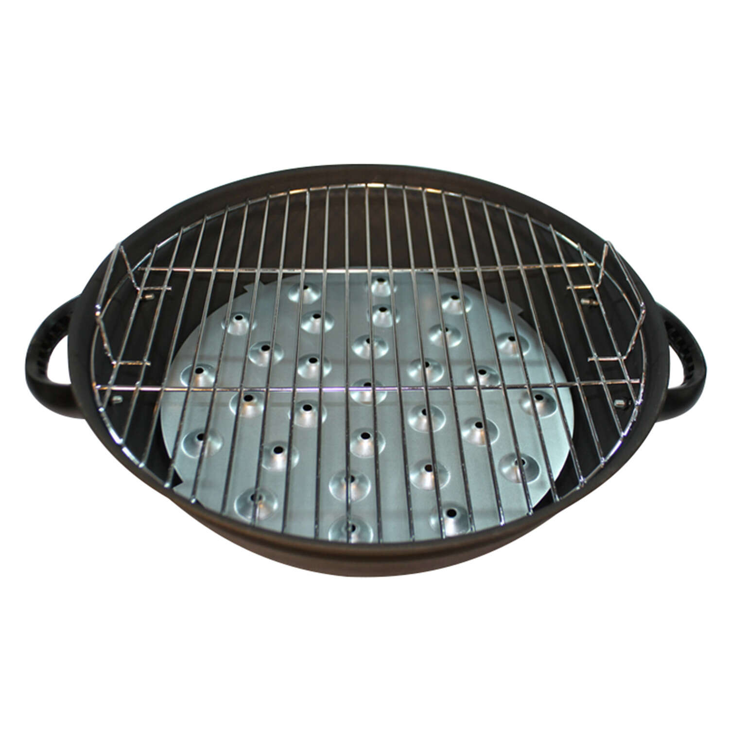 Q-Stoves Round Steel Fire Bowl Filler 9 in. H X 20 in. W X 20 in. D