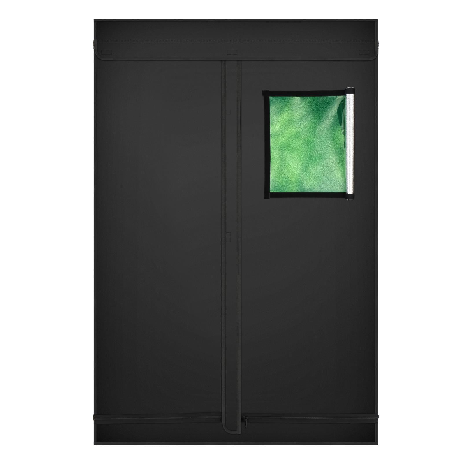 UBesGoo 120*60*180 Home Use Dismountable Hydroponic Plant Grow Tent with Window Black