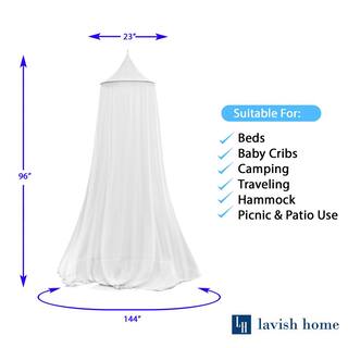 As Seen on TV 144 in. x 96 in. Jumbo Mosquito Net 75-31215