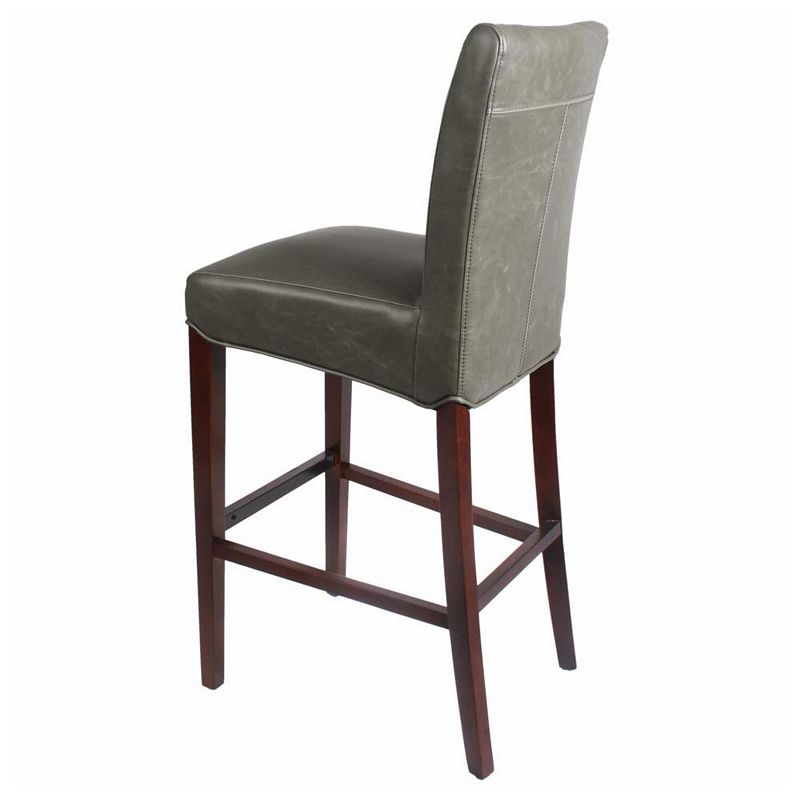 New Pacific Direct Milton Bonded Leather Bar Stool