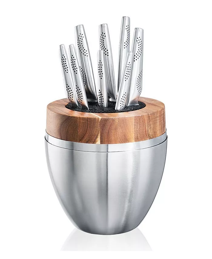 Id3 the Egg Knife Block Set 9 Piece