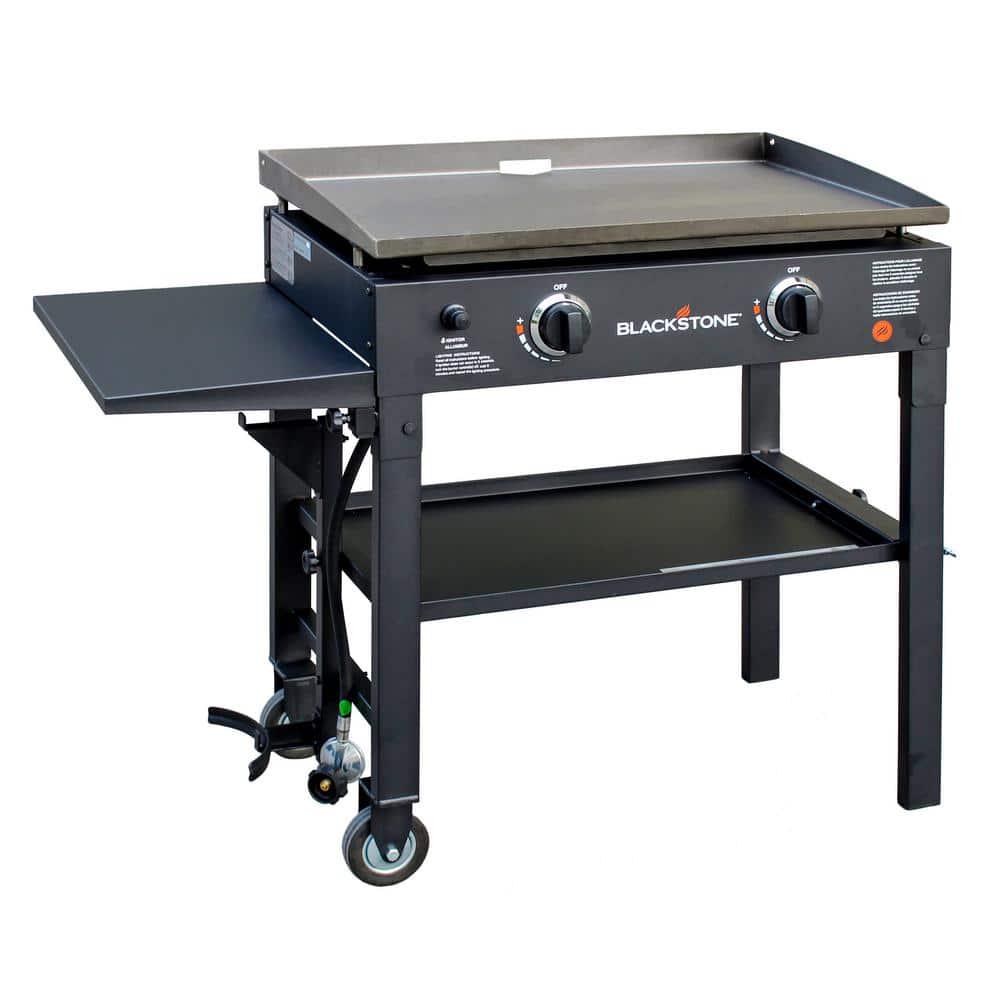 Blackstone 28 in 2Burner Griddle Cooking Station in Black