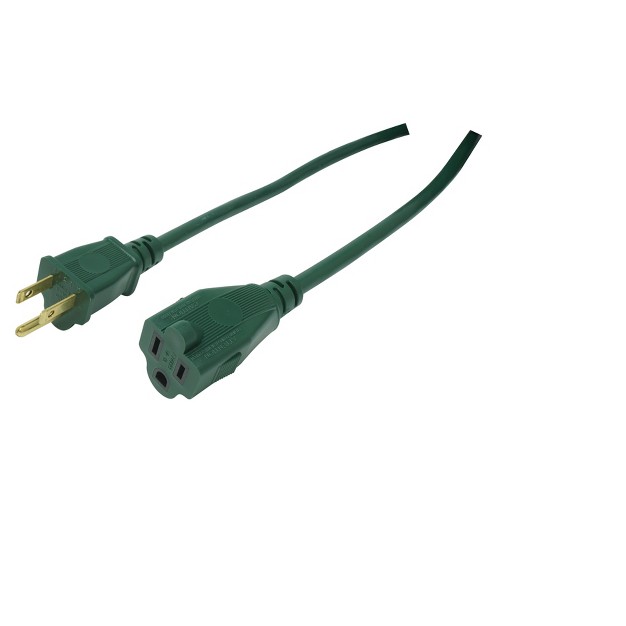 Woods 80 x27 16 3 Extension Cord Green