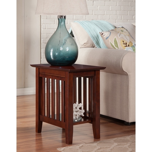 Mission Solid Wood Side Table Set of 2