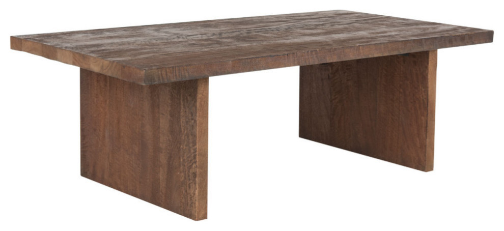 Josie Coffee Table Brown   Transitional   Coffee Tables   by AED Luxury Home Decor  Houzz