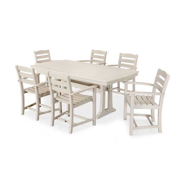 POLYWOOD 7 Piece La Casa Arm Chair Dining Set