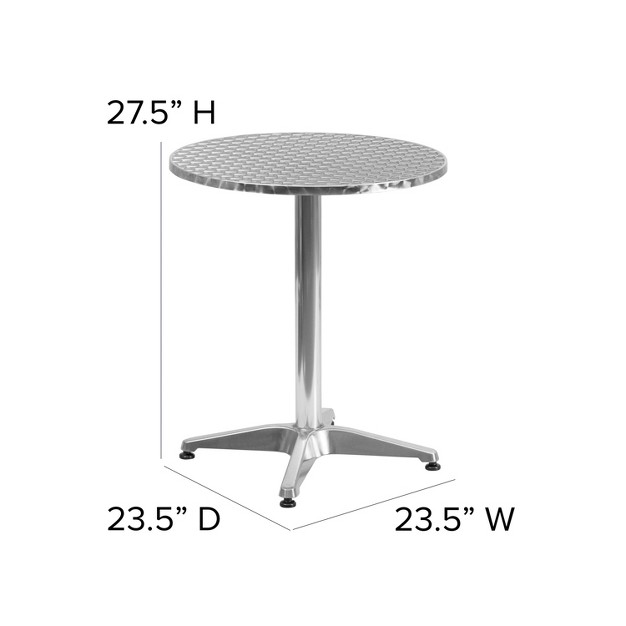 Round Aluminum Indoor outdoor Table