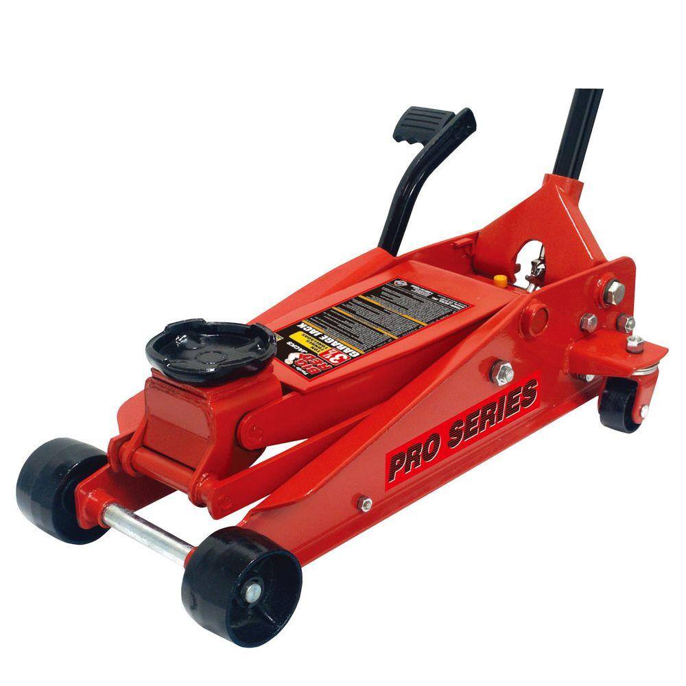 Big Red 3.5-Ton Floor Jack with Foot Pedal T83503