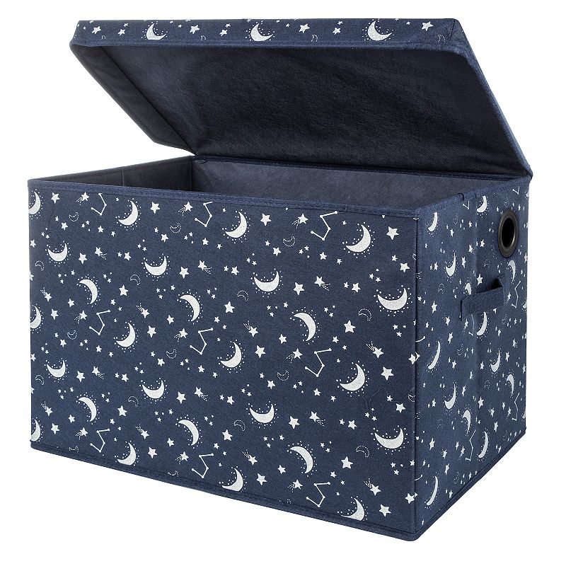 Sammy and Lou Constellation Navy and White Felt Toy Box