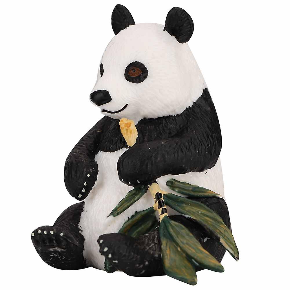 Animal Model Children's Toy Simulation Panda Plastic Mini Decoration (sitting Panda)