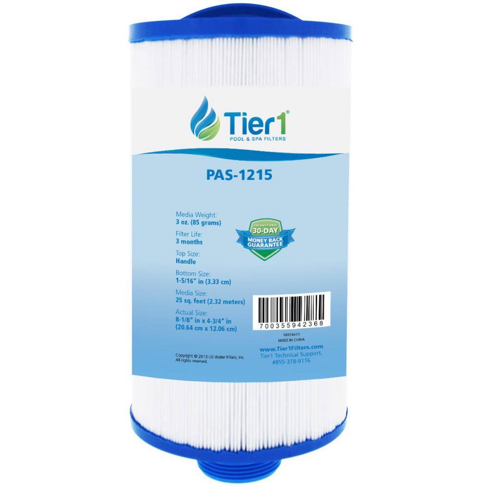 Tier1 25 sq. ft. Spa Filter Cartridge Replacement for Dream Maker Pleatco PDM25 TIER1-PAS-1215