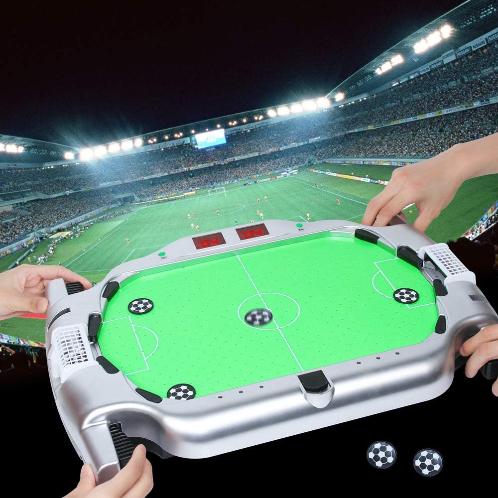 Two Player Desktop Soccer Game - Foosball Table, Mini Tabletop Billiard Game Accessories Soccer Tabletops Competition Games Sports Games Family Night