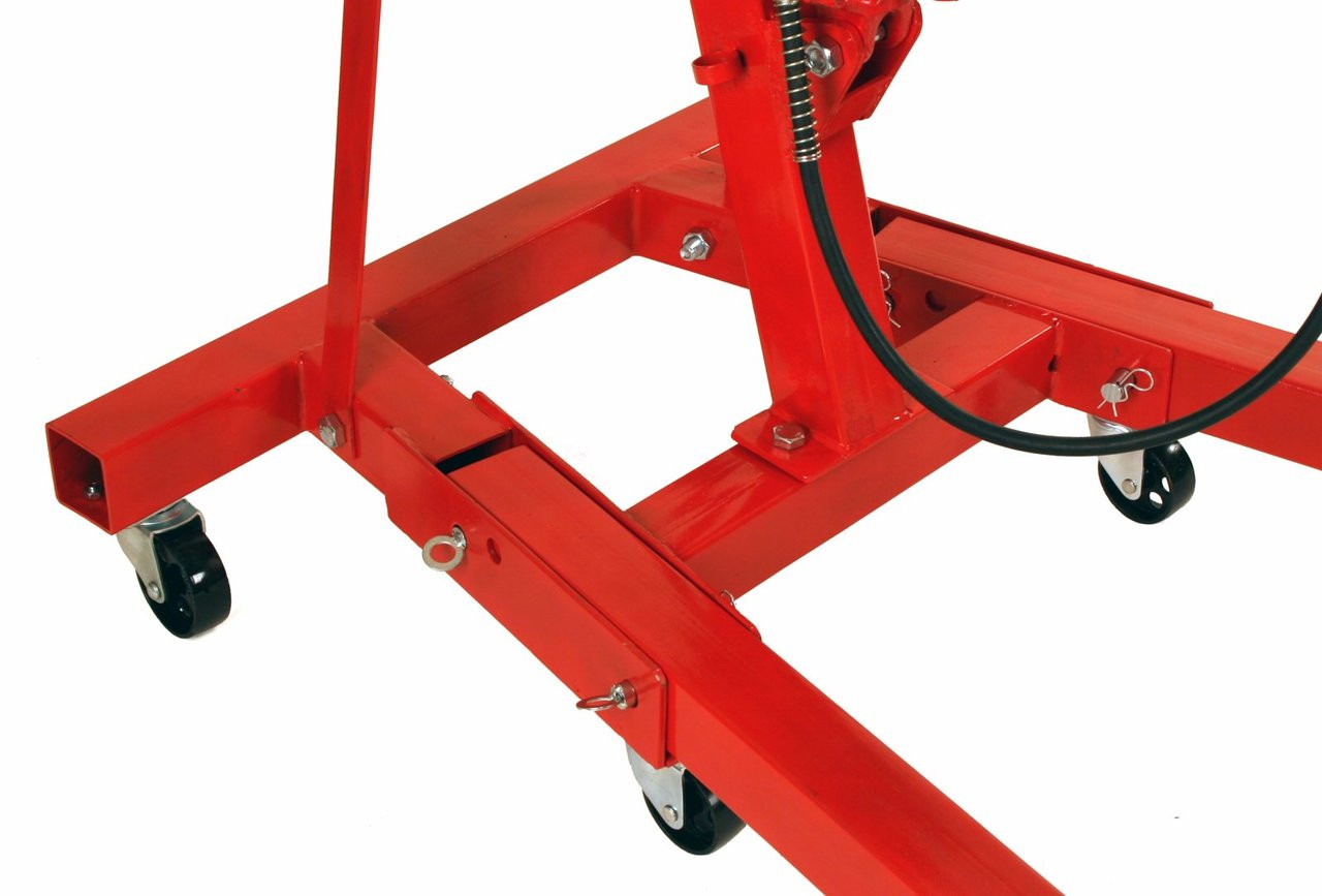 Dragway Tools 2 Ton Folding Air Hydraulic Engine Hoist Cherry Picker