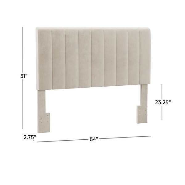 Hillsdale Furniture Crestone Upholstered Headboard - - 33414855