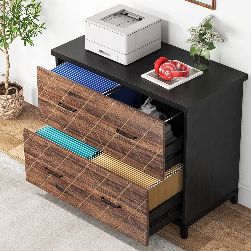 2 Drawer File Cabinet for Home Office  Letter Size