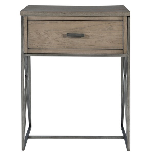 Uttermost Cartwright Grey Side Table