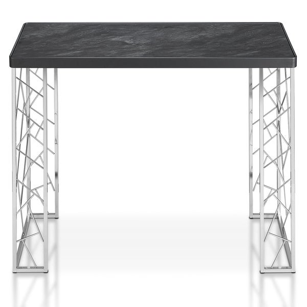 Silver Orchid Allison Modern Faux Marble 39-inch Sofa Table