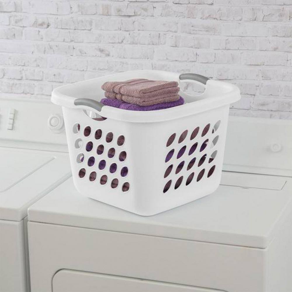 Sterilite Ultra Square Laundry Basket with Titanium Inserts (6-Pack) 6 x 12178006