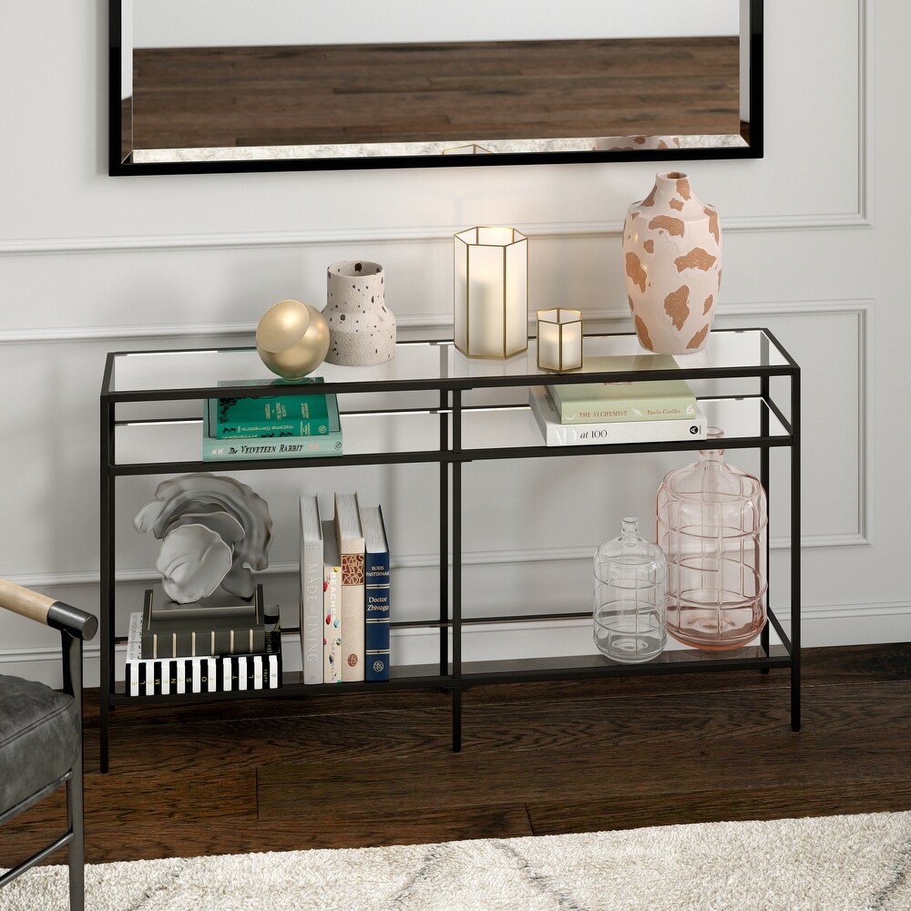 Silver Orchid Galeen Console Table