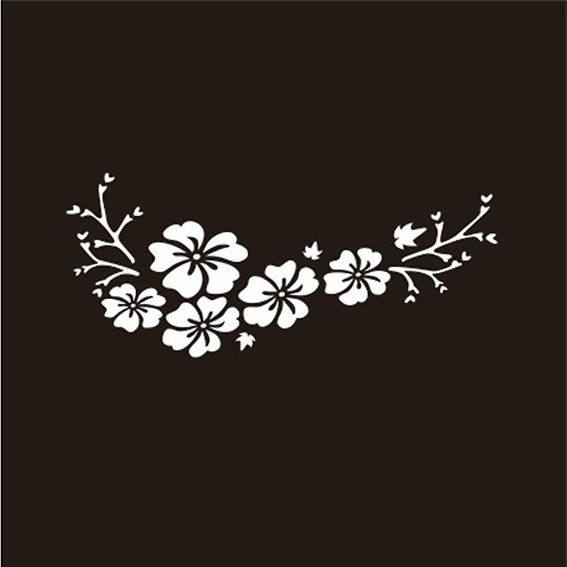 Flower Decal Car Body Sticker Auto Window Bumper Door Car Motorcycle Styling Vinyl Stickers Blossom Decoration