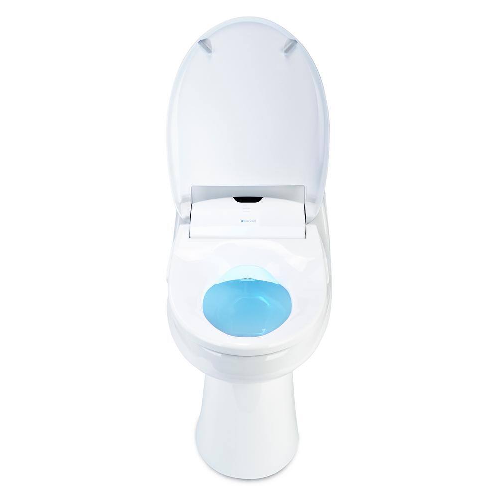 Brondell Swash 1200 Luxury Electric Bidet Seat for Round Toilet in White S1200-RW