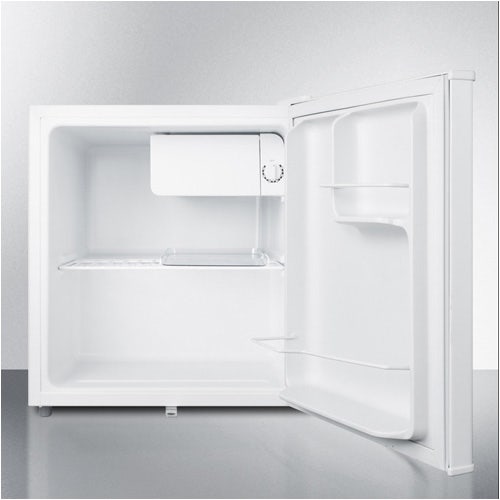 Summit Appliance S19LWH Compact Refrigerator-Freezer With Front-Mounted Lock For General Purpose Use;