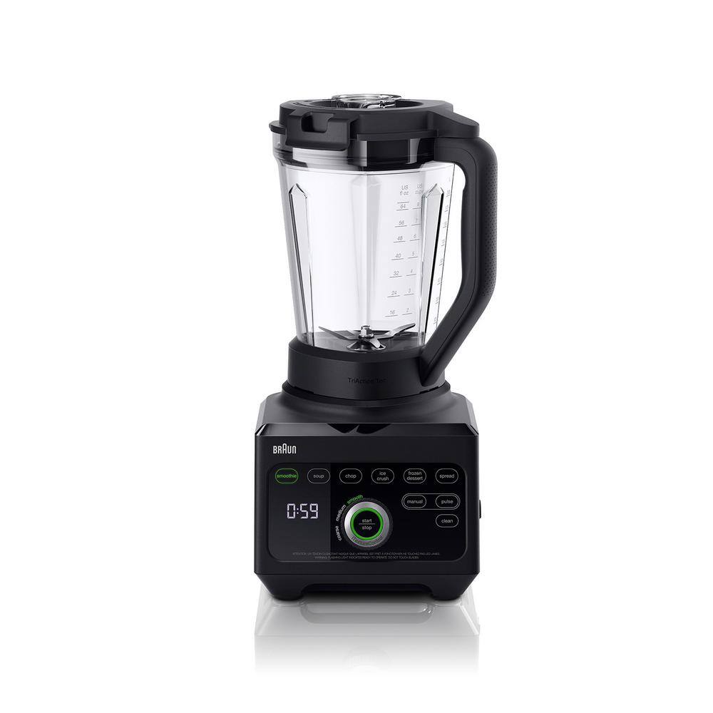 Braun TriForce 68 oz. 10 Speeds Plus Pulse Black Power Blender JB9040BK