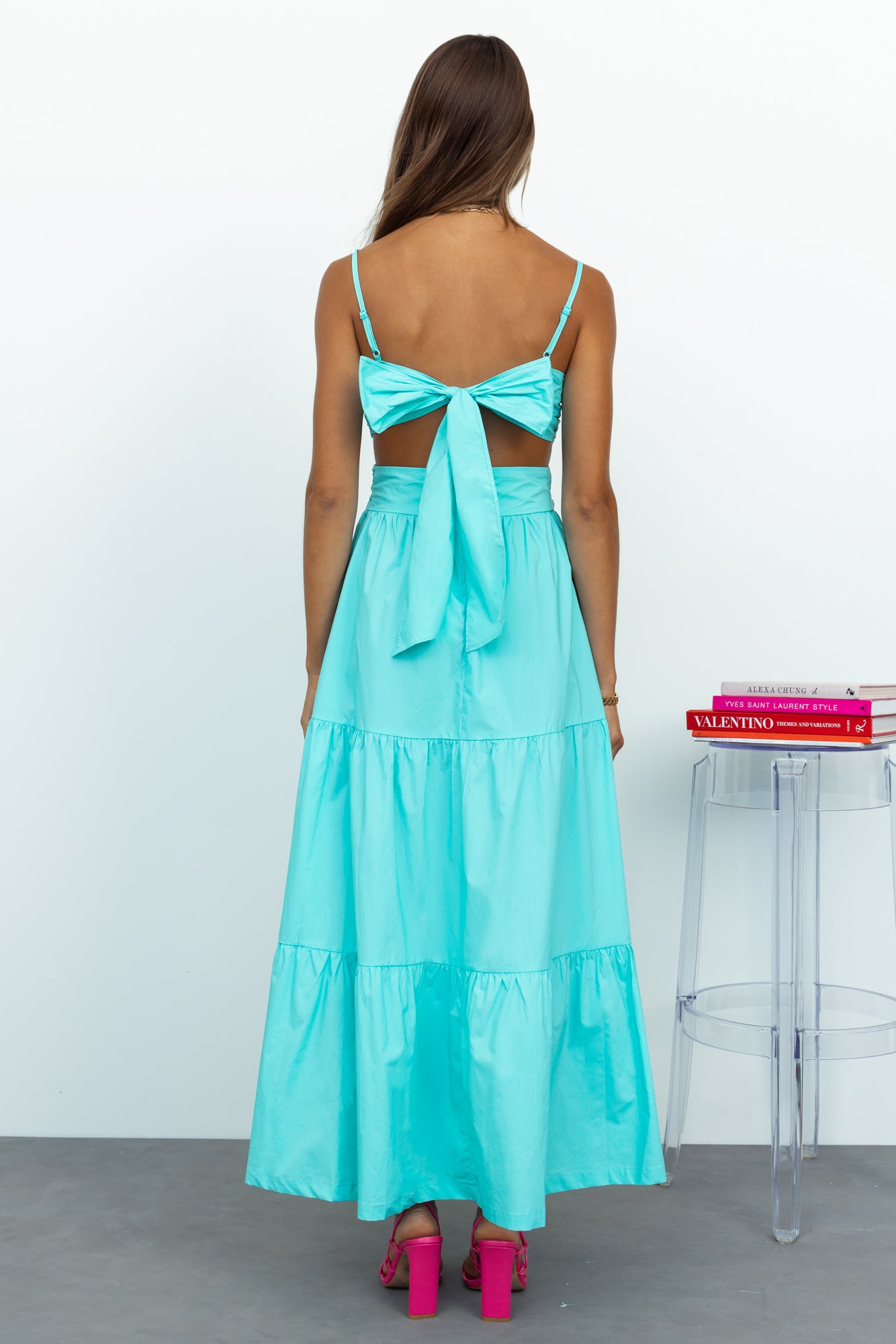 Need To Know Now Maxi Dress Aqua