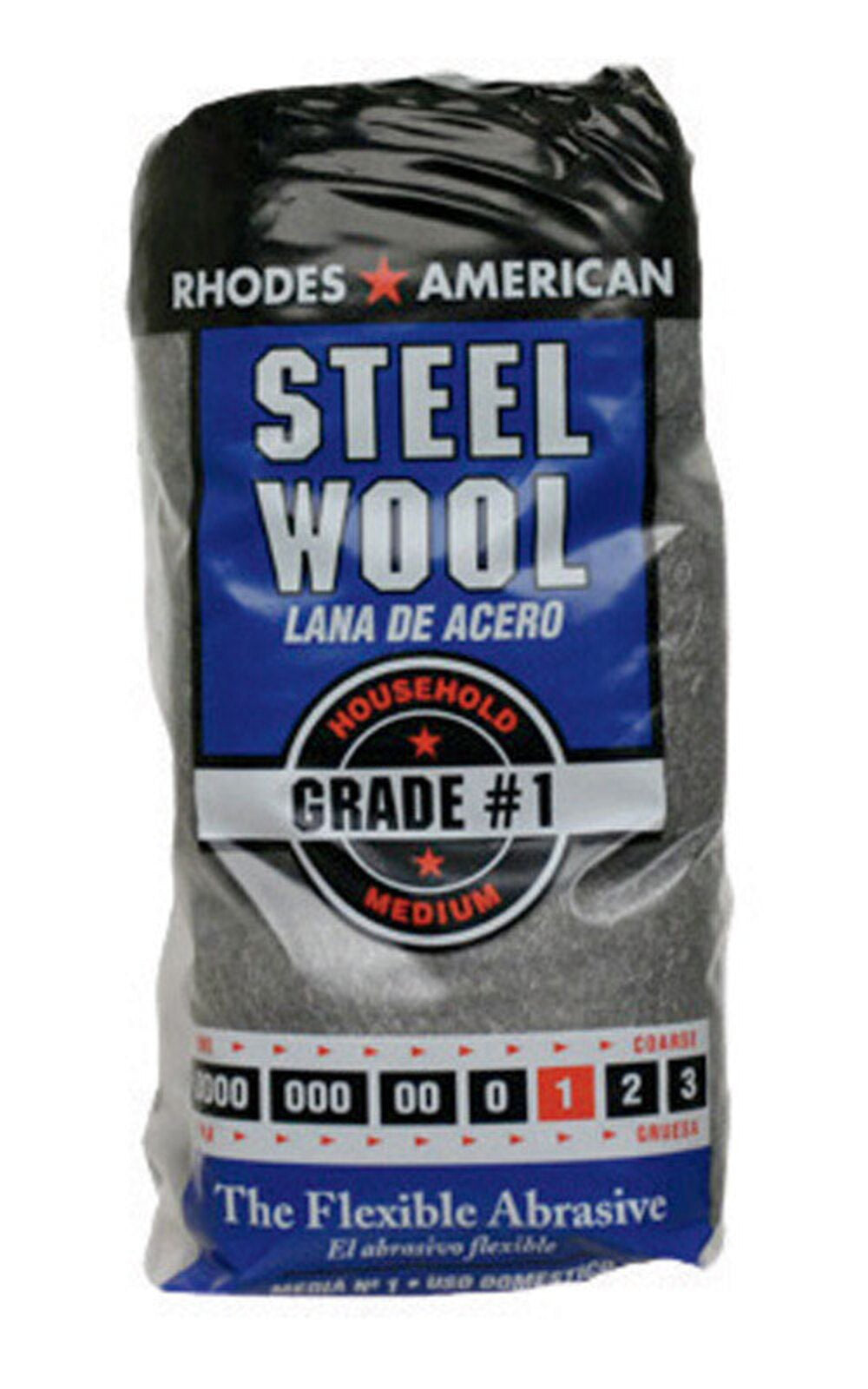 STEEL WOOL PADS #1 12PK