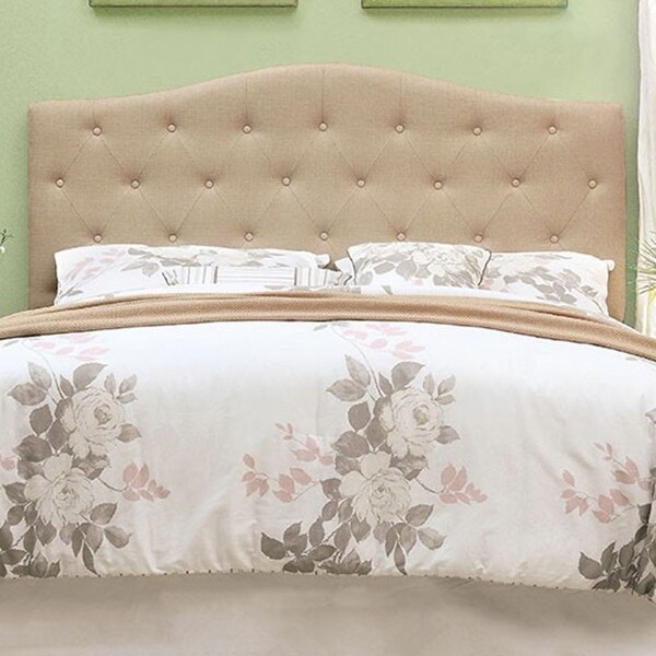 Alipaz Contemporary Full Queen Headboard - Ivory - - 34596005