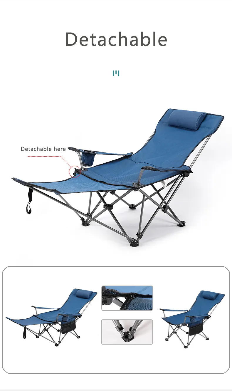 Orange Coffee Folding Materials Park Beach Modern Camping Desk Chair For Camping