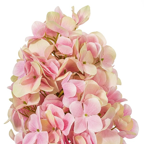 Vickerman 34 Artificial Pink Cone Hydrangea Spray. 2 Stems In A Bag.