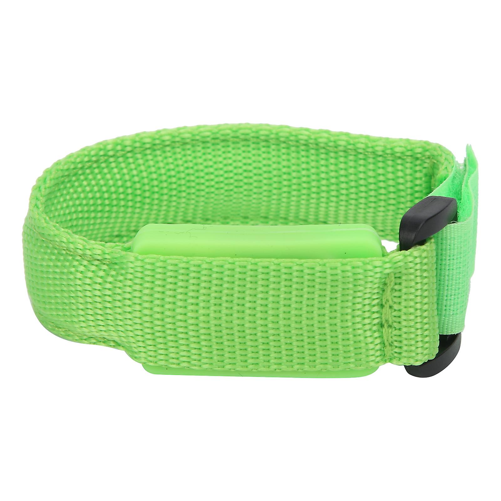 2cm Outdoor Night Running Light Armband Led Luminous Adjustable Wristband Cycling Braceletgreen