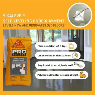 Sika SikaLevel 50 lb. Self-Leveling Underlayment Concrete Floor Leveler 517004