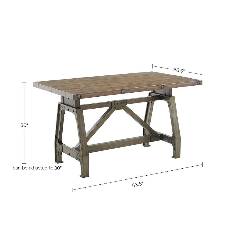 INK+IVY Lancaster Adjustable Dining Table