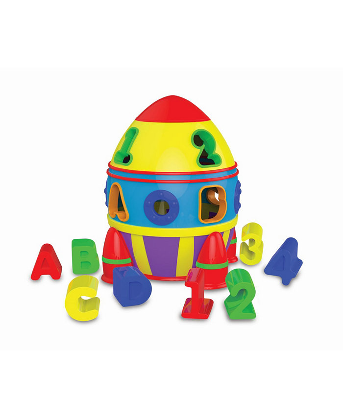 The Learning Journey Rocket Shape Sorter