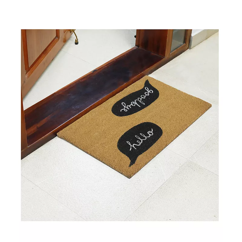 Sonoma Goods For Life® Hello Goodbye 18'' x 30'' Coir Doormat