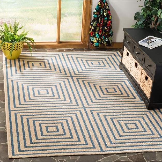 Linden Lnd123 Power Loomed Indoor outdoor Area Rug Safavieh